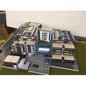 3D Modern House Model , Miniature Architectural Models With Led Light