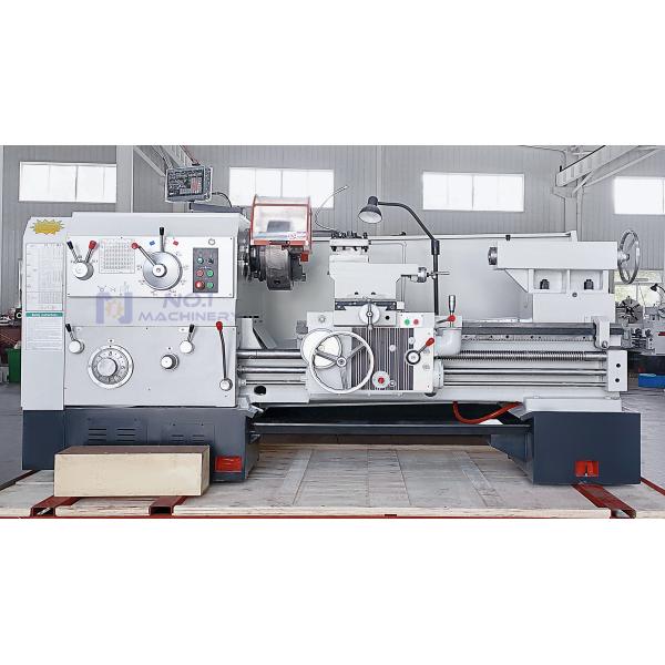 CW6163 Manual Lathe Machine 4 Jaw Chuck Horizontal Heavy Duty Metal Lathe Machine