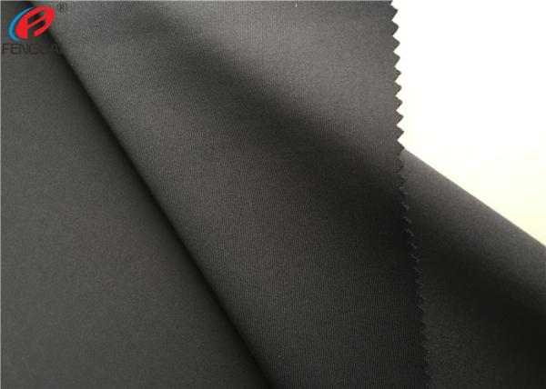 Quality Garment Weft Knitted Fabric , Stretch Polyester Scuba Fabric 62'' Width for sale