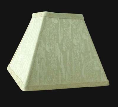 Faux Silk Square Bell Shaped Lamp Shades 3 Way Gimbal Easy Fit