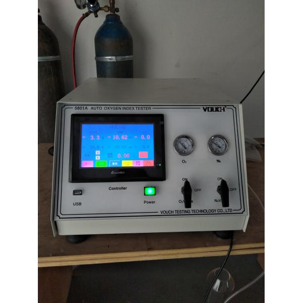 Automatic Limited Oxygen Index Tester , Standard ISO4598-2 Oxygen Testing Machine