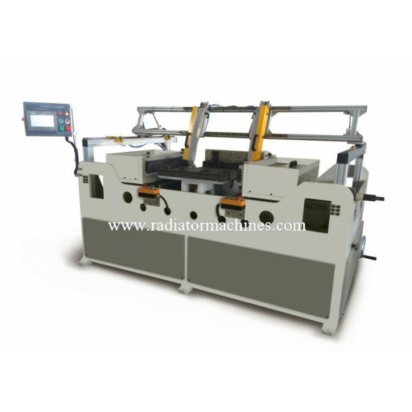 Long Working Life 5 Row Radiator Core Builder Machine With Tube Distribution