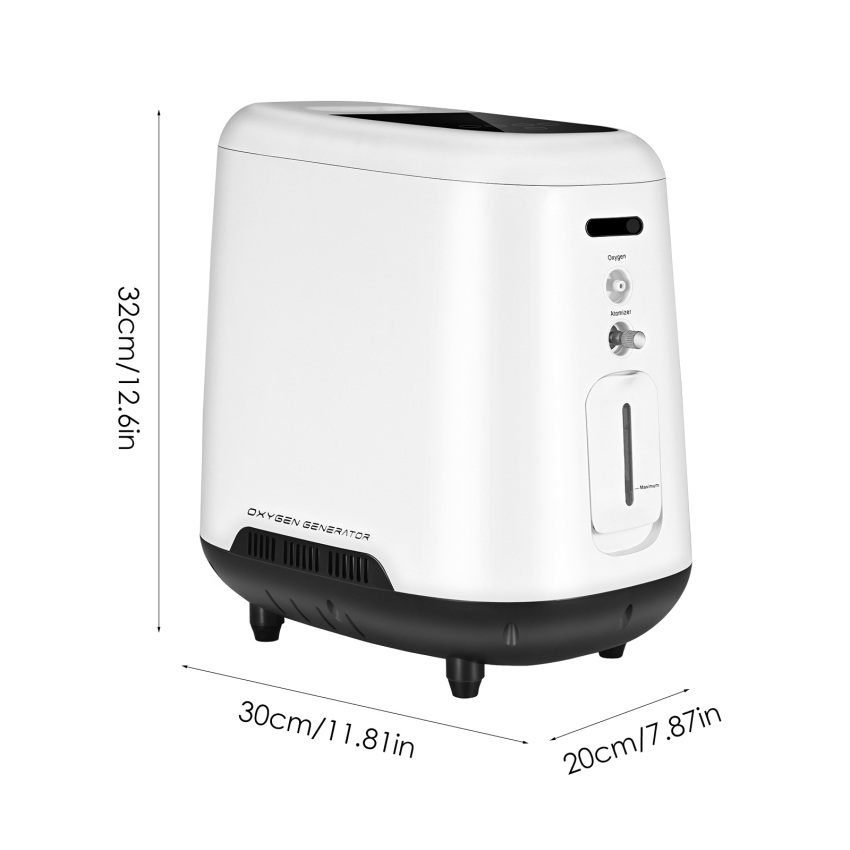 1-7L/min Oxygen Concentrator Machine Generator Portable Oxygen Making Machine Without Battery Air Purifier AC 220V/110V