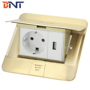 China usb connector waterproof design copper floor socket wholesale