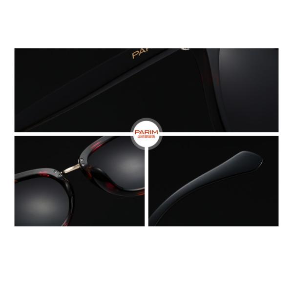 TAC Plastic Colored Sunglasses , Black Brown Plastic Aviator Sunglasses Metal Frames