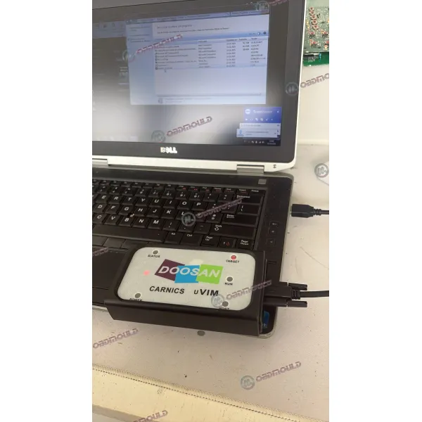 Getac V110 laptop + For Doosan uvim Excavator Forklift Engine Fault Detector DDT SCR DPF DCU ECU Scanner Fault Diagnostic Tool