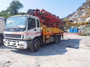 China Ready Mix Concrete Pump Second Hand Sy 43 Meters Mixing Machine with Cylinder Type wholesale