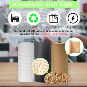 China 4 Roll Uncoated 38CM*100M Honeycomb Wrapping Paper Bio Degradable wholesale