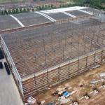 Prefabricated Steel Frame Warehouse Building with H-Section Columns