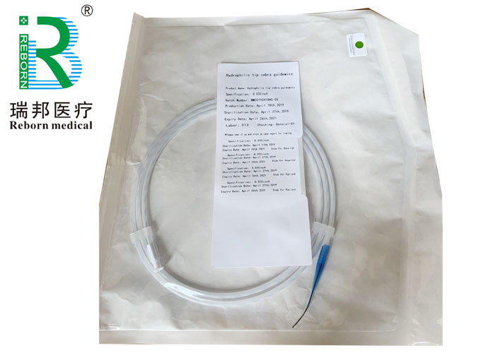 China Urology Straight Tip Hydrophilic Zebra Guidewire 0.035 Inch wholesale