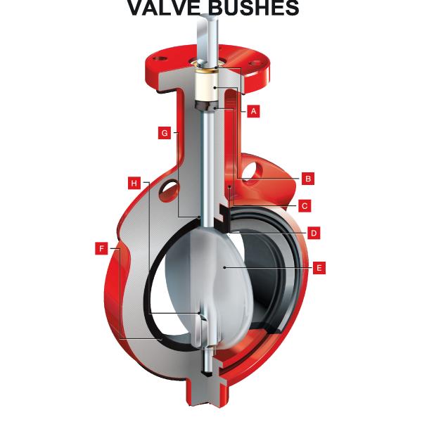 Metal Self Lubricating Valve Rocker Steel Bushing Shaft Woven Fabric Liner