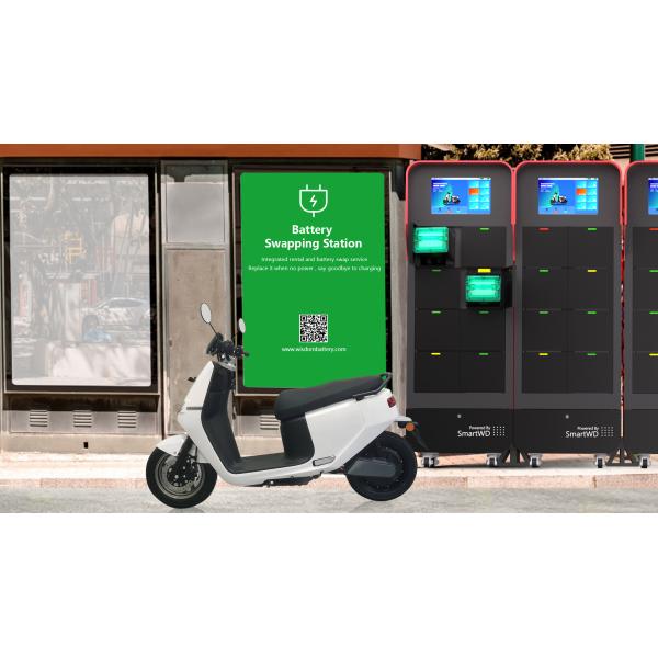 Smart Card Battery Swapping Station 75VDC Battery Swapping Charging Stations