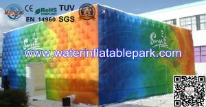 China Commercial Printed Inflatable Cube Tent With Logo / Inflatable Structure Tent wholesale