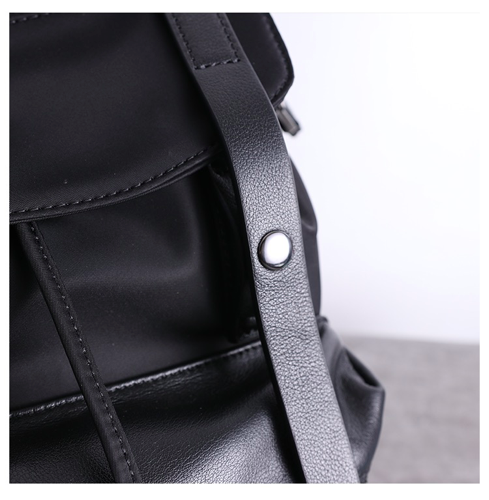 31cm Womens Waterproof Backpack Locomotive Oxford Fabric Backpack