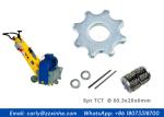 China 8 Spikes Scarifier Parts 8PT Tungsten Carbide Tct Cutters On Drum Assembly for sale
