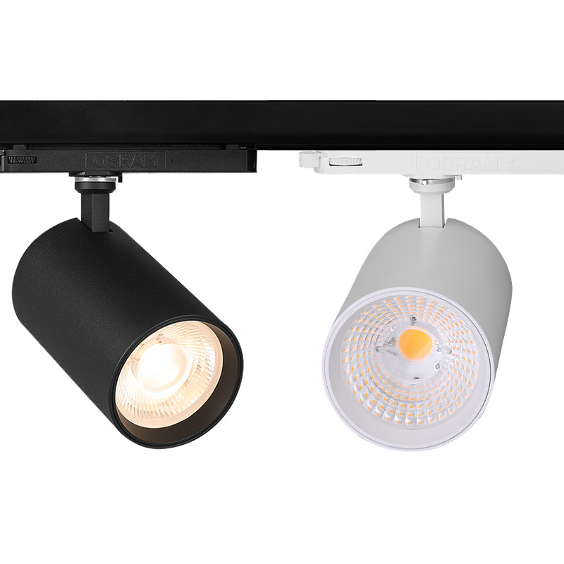 China 6000K Aluminum COB Track Light , Durable Hotel LED Track Lamp wholesale