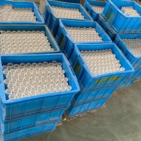 Ceramic plunger in industrial setting