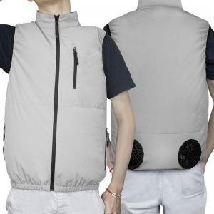 China SPF 50+ UV Fan Cooling Vest For Ladies White Ac Cooling Jacket on sale