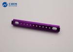 Grey Anodized 6063T5 Cnc Precision Machined Components Medical Tube Holder