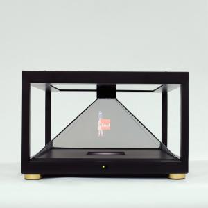 China Tempered Glass 3D Holographic Showcase AC110V Sheet Metal 3d Hologram Display on sale