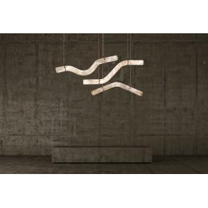 China 60W Alabaster Stone Chandelier Customized Meeting Room Pendant Light Modern wholesale