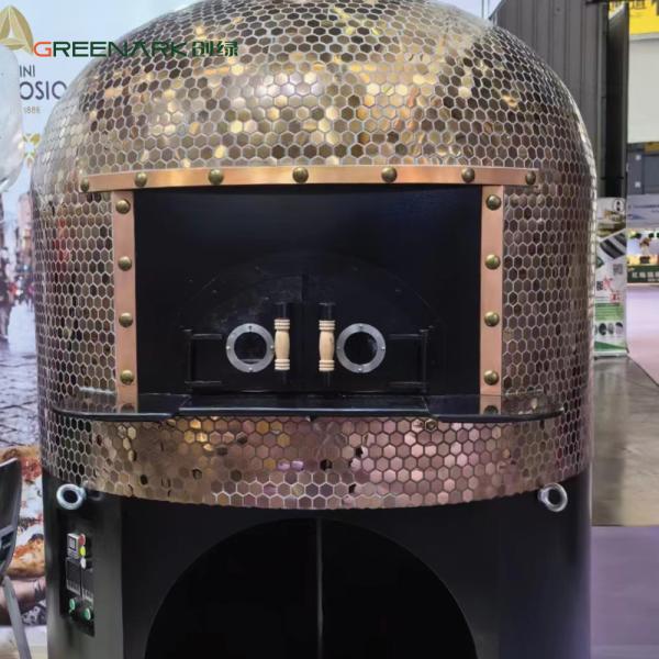 Round Wood Fired Pizza Oven 1500kg with Lava Rock Base