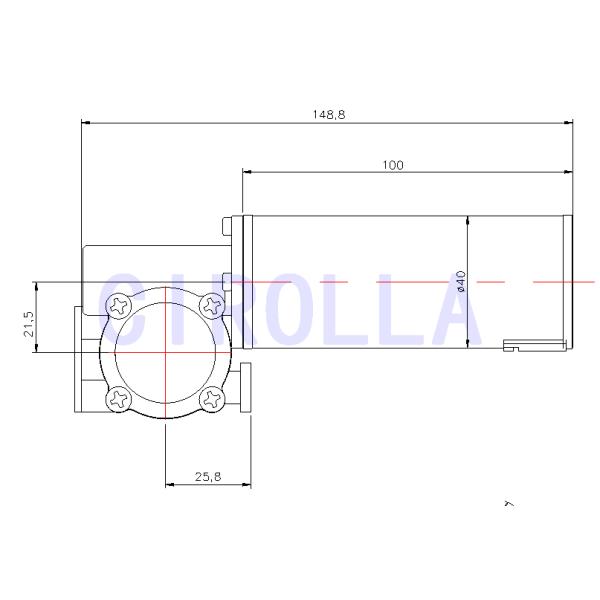 Round Sliding Glass Electric Door Motor / Door Lock Actuator Motor CE CCC SGS