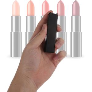Customizable OEM / ODM Matte Lipstick Tube Packaging With Eyebrow Brush