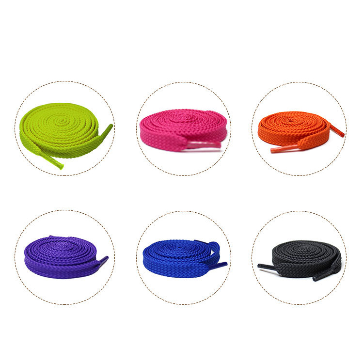 Polyester Twisted Rope Shoelaces Green Thick Braided Rope Laces
