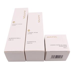 Skin Care Cosmetic Packaging Boxes Personalized Matt Lamination 48mmx48mmx160mm