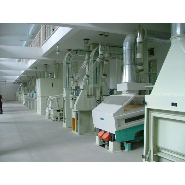 Electric Industrial Rice Milling Machine With Polisher Color Sorter