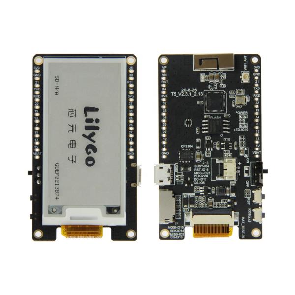 T5 V2.3.1_2.13 WiFi BT Module MCU32 2.13 Inch Ink Screen Development Board E-Paper Screen New Driver Chip DE