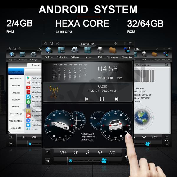 R350 W251 Mercedes Benz Head Unit Vertical Screen Multimedia Player