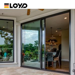 Frameless Glass Aluminum Sliding Door For Patios , Balconies