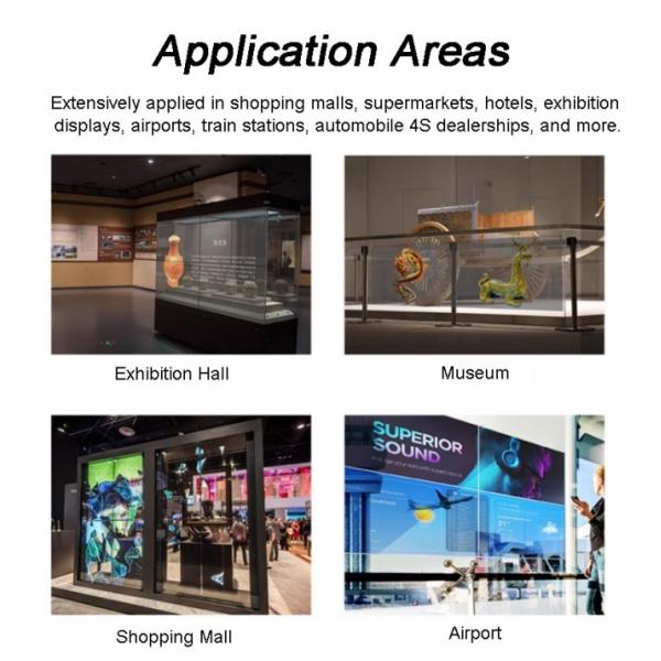 Science And Technology Exhibitions Transparent Digital Display By Pen Finger Touch Writing