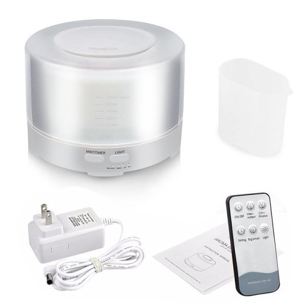 Ultrasonic Waterless Auto Off 500ml Plastic Aroma Diffuser