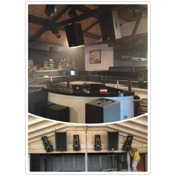 Dual 15" Cabinet Audio System Loudspeaker For Live Sound Bands