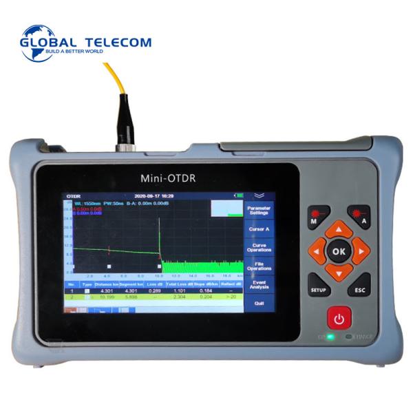 mini 60km OTDR Testing Machine , 10W Fiber OTDR Testing Equipment