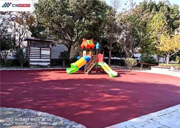 Quality Jogging Track EPDM Rubber Flooring , RoHS Outdoor Rubber Flooring Playground for sale