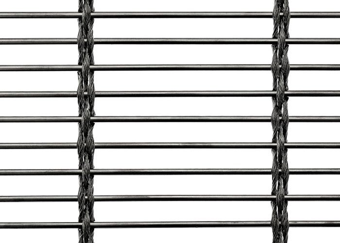China SS 304 Architectural Cable Woven Mesh Panel 3m Width wholesale