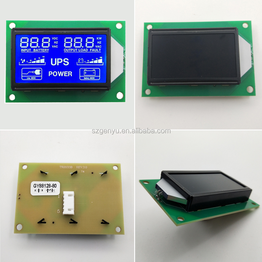 Backlight Optional Colors 16 Segment TN LCD 14 Segment Large 7 Segment LCD Display Digit HTN STN Monochrome Display