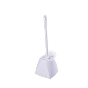 China Slim Compact Toilet Bowl Brush With Holder Bathroom Deep Cleaning on sale