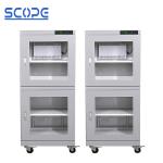 4 Casters Ultra Low Humidity Dry Cabinet / Electronic Humidity Control Cabinet