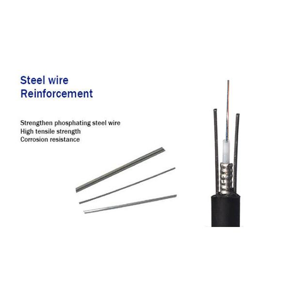 Figure 8 Armoured Fiber Optic Cable Outdoor Multimode Fiber Cable Longlife