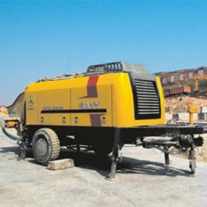 China 1420 Mm Used Concrete Trailer Pumps , City Concrete Pump 450L wholesale