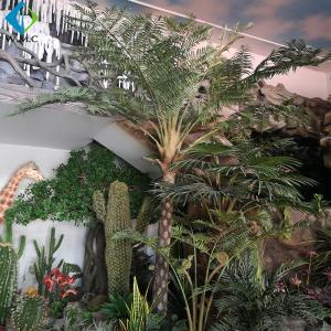 China Alsophila Spinulosa Artificial Palm Trees With Fiberglass Trunk Easy Install wholesale