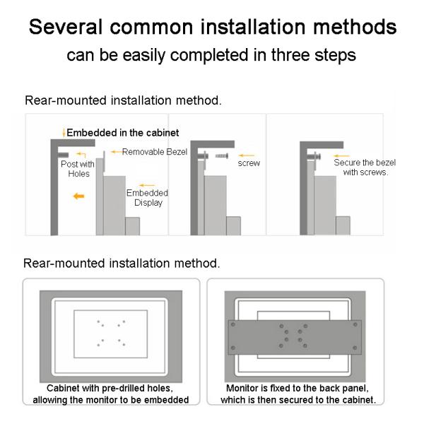 27 inch Embedded Industrial Embedded Touch Panel Terminal Tablet Computer Android Screen