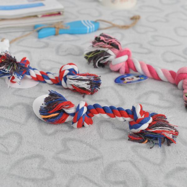 Bite Resistant 30cm Cotton Dog Rope Toys