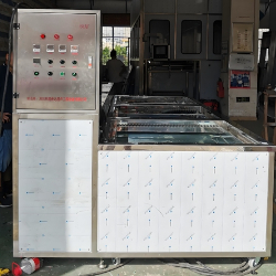 Semi Automatic Multi Tank Ultrasonic Cleaning Line 38kHz Automatic Ultrasonic