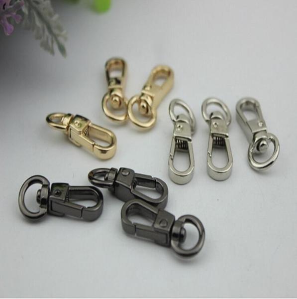 Quality Unique design 3 color zinc alloy small 10 mm round eye bolt snap hooks with high polishing for sale